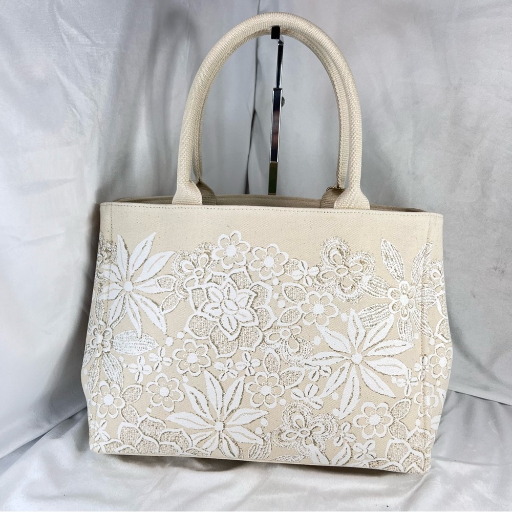 Oscar De La Renta Floral CanvasTote for Neiman Marcus/Target - Picture 9 of 12